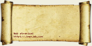 Danijela Bzeničanin vizit kartica